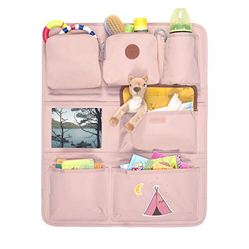 LÄSsig Organizzatore Per Auto Organizzatore Per Sedili Posteriori Dell'auto Borsa Per Sedili Posteriori Dell'auto Da Appendere Pieghevole 55 Cm/Car Wrap-To-Go Adventure Tipi - 2