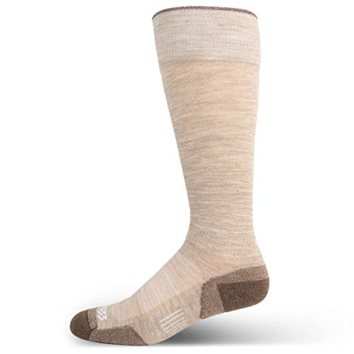 Image of USA Made - Micro Cushion Ski and Snowboard Socks - Over the Calf Socks - Merino Wool - Mountain Heritage