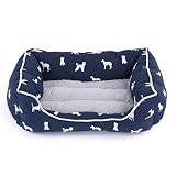Material: hecho de tela de hilo corto de alta calidad y relleno de poliéster PP que mantendrá a su gato o cachorro cálido y acogedor. Duradero por a?os de uso, fácil lavado y cuidado.