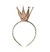 Kirei Sui Girls Shiny Crown Hairband Gold