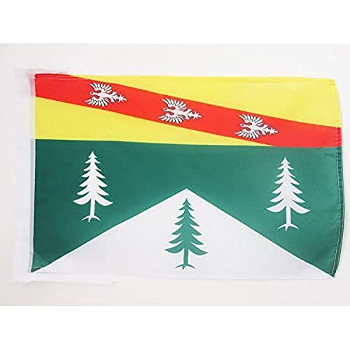 AZ FLAG, French Department of Vosges Flag, 18'' x 12'', 100% Polyester France Small Banner with Two Cords, Fade Resistant