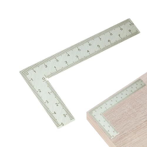 Produktbild von Langlebiges Rechtwinkliges Lineal 90/45 Grad Aus Aluminium – Für Tischler Und Heimwerker