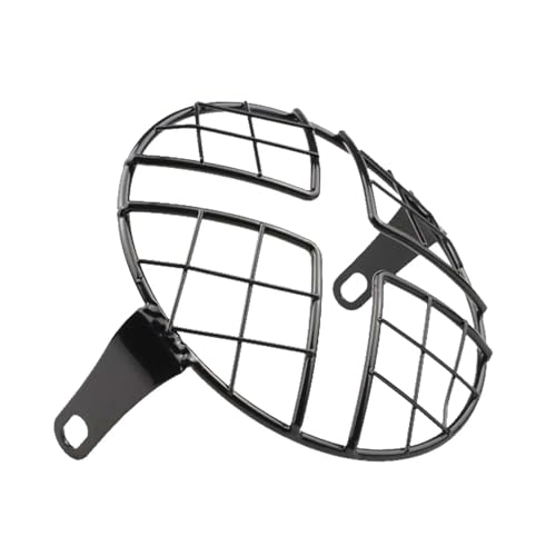 Grille de protection phare moto 5.75 pouces et cache abat-jour pour custom