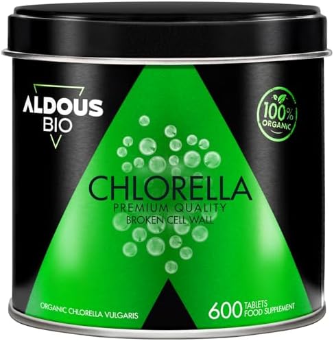 600 Comprimidos de Pura Chlorella Ecologica - 3000 mg por dosis d...