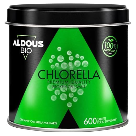 Chlorella Ecológica Premium para 165 días - 500 comprimidos de 500mg - Pared celular rota - Vegano - Libre de Plástico - Certificación Ecológica Oficial