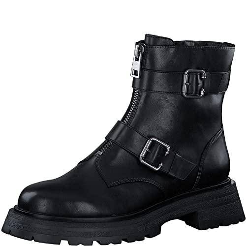 Bottines femme Tamaris bottes de motard confortables et chaussures d'hiver