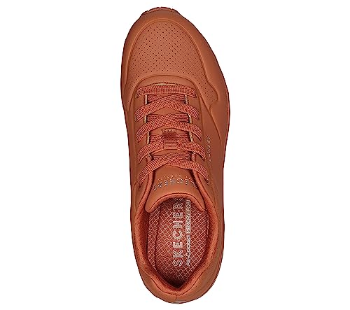 Image of Skechers UNO - Stand ON AIR Casual Sneakers for Womens, Rust- 73690-RST
