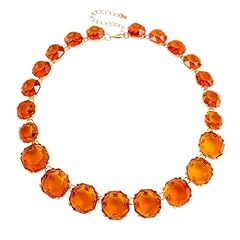 crystal choker orange
