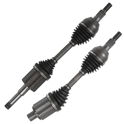 Image of Detroit Axle - Front 2pc CV Axles for 2008 2009 2010 2011 2012 Chevy Malibu | 2009-2010 Pontiac G6 Saturn Aura, 2 CV Axle Shafts Assembly Set Replacement