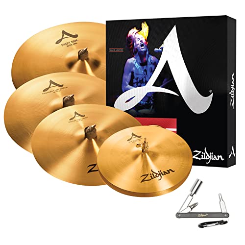 Avedis Zildjian Zildjian A391 A Series Cymbal Box 14 inches Hihats16 inches & 18 inches Thin Crash 21 inches Sweet Ride With ZKEY