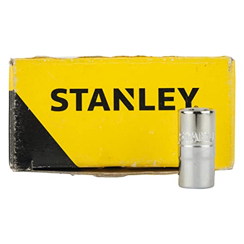Image of STANLEY STMT72879-8B 1 /4-inch 8mm Chrome Vanadium Steel 6 Point Standard Socket (Silver)