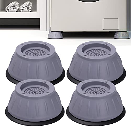 Almofada Dos Pés Da Máquina De Lavar De 4 Pces, Esteira De Borracha Resistente Ao Desgaste Da Almofa