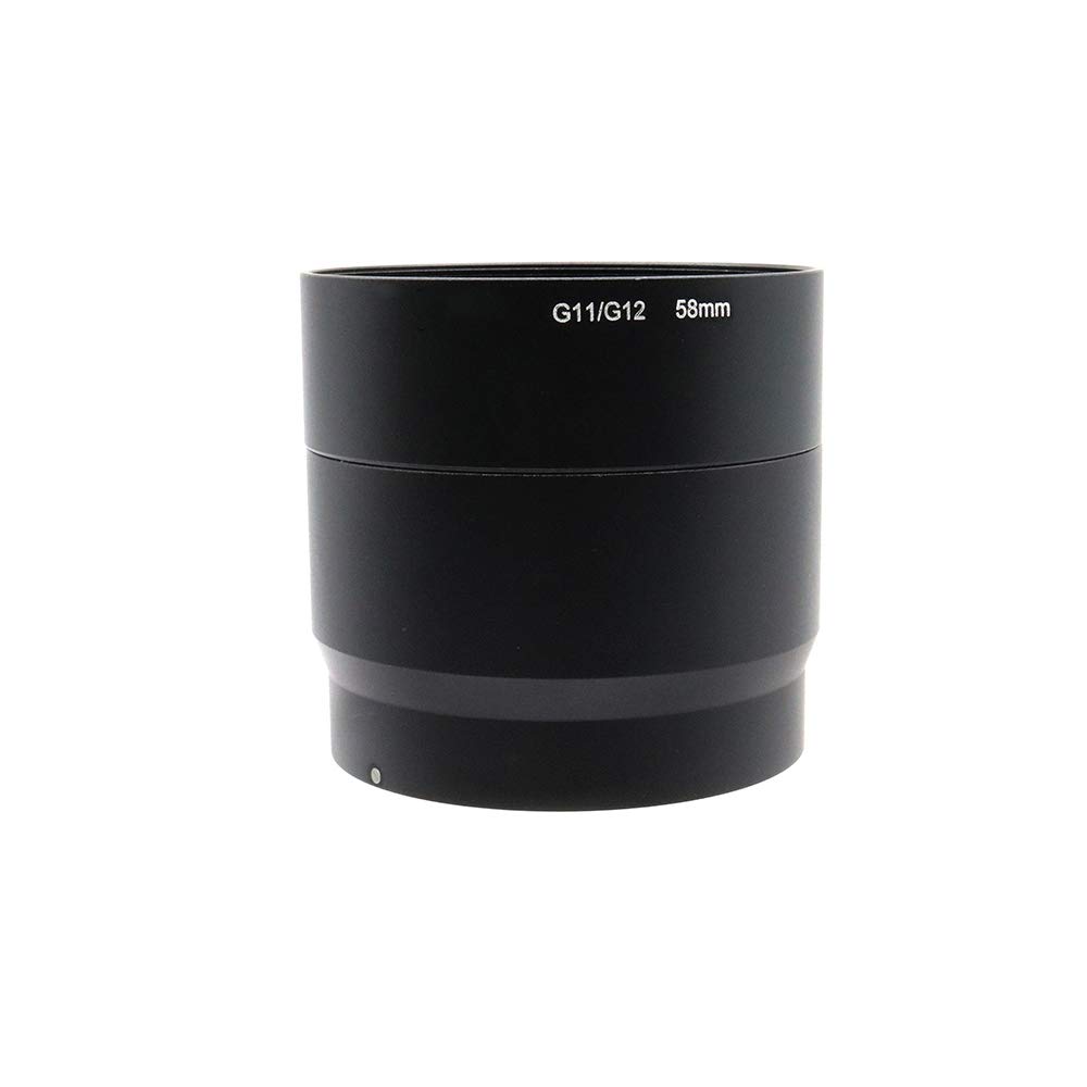 Camera Lens Adapter Tube 58mm Metal Lens Filter Adapter Tube for Canon G10 G11 G12 Digital Camera, Replacement of LA-DC58K