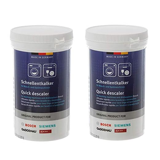 Bosch 00311918 Quick Descaler for Washing Machines and Dishwashers 2-Pack