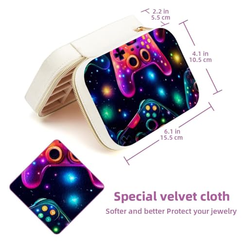 Boîte à bijoux de voyage en velours pour éviter les colliers emmêlés