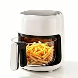 MIRASTON 3.8QT Small Glass Air Fryer, Non-Toxic BPA-Free Gla...