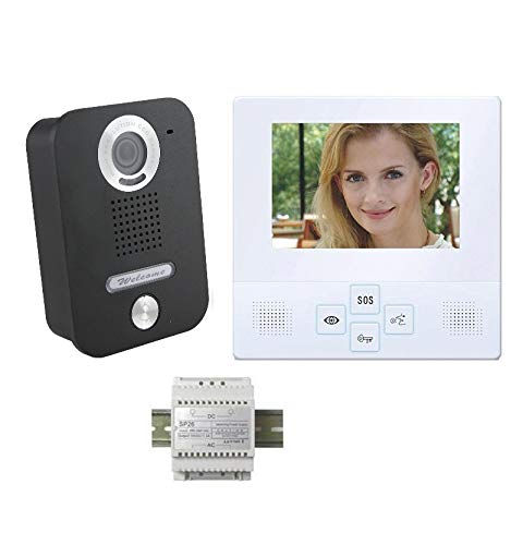 Preisvergleich Produktbild 4 Zoll LCD Monitor Türsprechanlage Video Gegensprechanlage