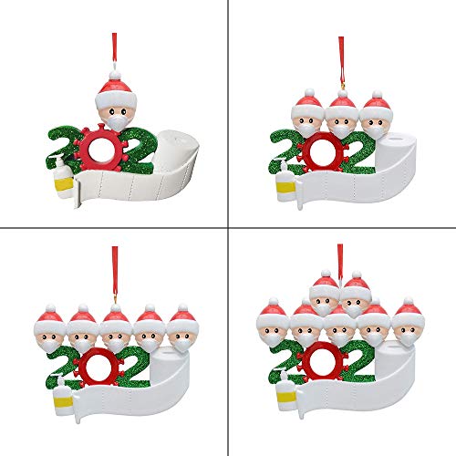 Eastdall Natal Personalizado Para Família,Kit de enfeites de natal para família Kit de enfeites de n