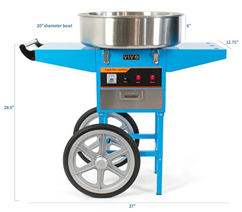 Commercial Candy Floss Machine Cart