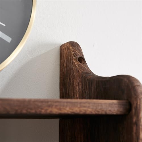 Étagère murale créative Wisdom en bois pour désencombrer le mur