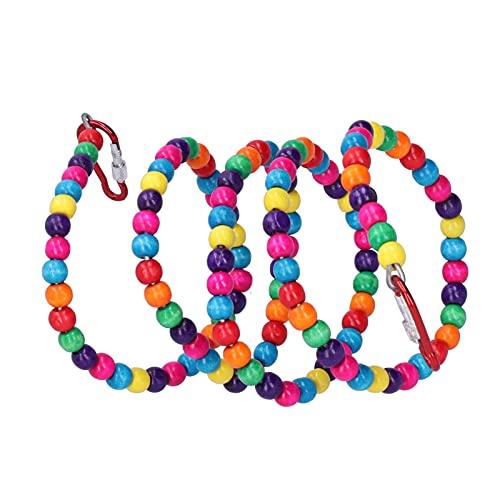 Corda Em pé de Pássaro Flexível Gaiola Colorida Pendurada Em Mastigação de Brinquedos de Escalada Su