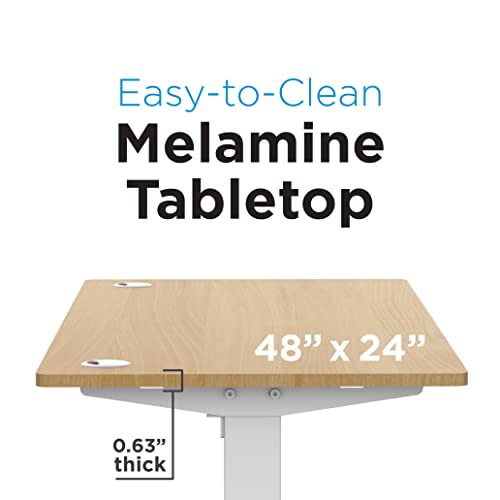 Comfty Home/Office Height Adjustable Table, 28.7” To 48.4”, Beige #TOP2
