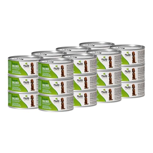Image of Nulo Small Breed Grain-Free Duck & Chickepeas Recipe Adult Wet Canned Dog Food 5.5 Ounce, 24 Cans