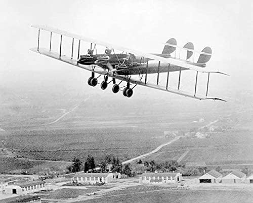 L.W.F. Giant 3 Engine Flying Plane 11x14 Photograph Photo Print