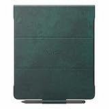 Amazon Kindle Scribe Brush Print Leather Folio Cover with Magnetic Attach, Sleek Protective Case