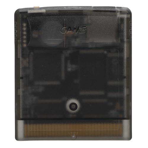GOWENIC Cartucho de Juego para Consola GBC, Lector de Juegos con Tarjeta Integrada de 8 GB, Admite Adición y Copia de Seguridad Automática (Negro transparente)