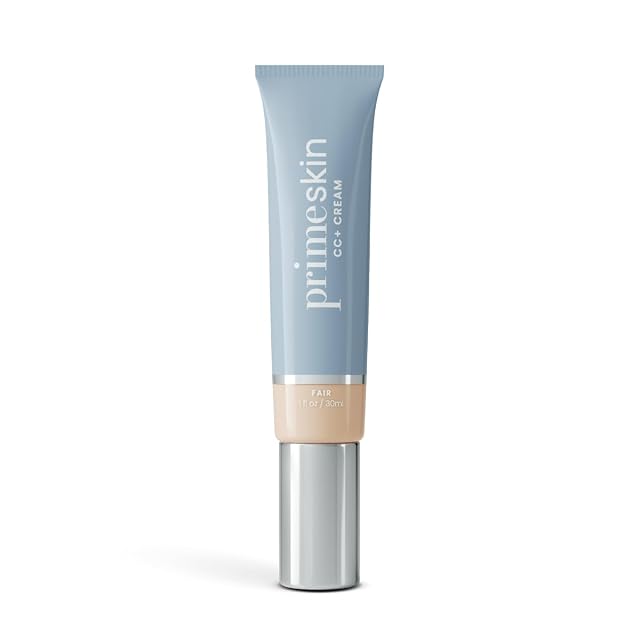 Prime Prometics PrimeSkin CC Cream for Mature Women Lightweight Liquid-to-Powder Foundation Blurs Pores Covers Age Spots Crease-Free Hydrating