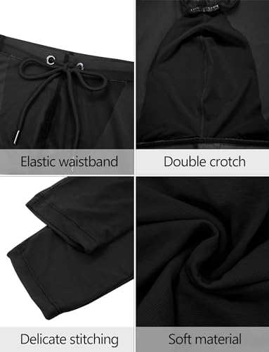 SEAUR Men's Mesh Pants See Through Yoga Workout Compression Leggings Transparent Sheer Lounge Bottom with Drawstring4