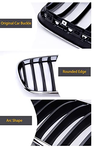 Ajustement parfait grille chromée BMW X3 F25 évite vibrations - 5