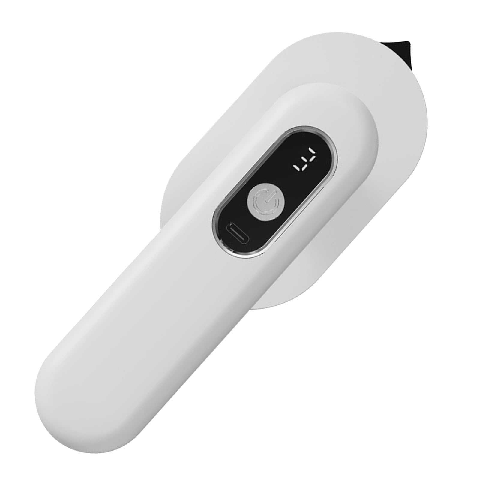 Plancha y Diseño Múltiples Ajustes Temperatura de Giratorio Portátil para con Mango Compacto de Cerámica y Plástico Blanco Viaje Uso Casa
