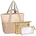 DEARBAG Bolso de Playa de Malla para Mujer Imagen de DEARBAG Bolso de Playa de Malla para Mujer