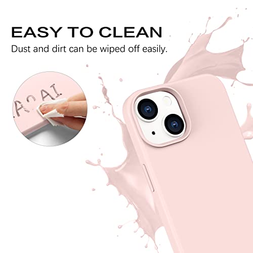 Coque iPhone 14 antichoc en gel silicone doublure microfibre - 4