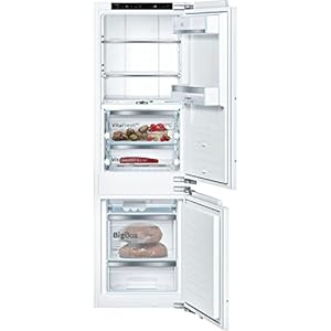 Bosch KIF86PFE0 Serie 8 Einbau-Kühl-Gefrier-Kombina... 177,  x 56cm Nische, 156L Kühlen & 67L Gefrieren, Flachscharnier, Made in Germany, VitaFresh pro 3x längere Frische, NoFrost nie wieder abtauen