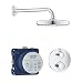 Produktbild GROHE Grohtherm - Thermostat Set (Rapido SmartBox, Tempesta 210 Kopfbrause, Rainshower 286mm Brausearm), chrom, 34726000
