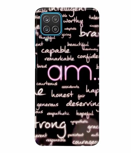 Image of Printed Hard Back Case Cover & Compatible for Samsung Galaxy M32 4G | Motivation Quotes (Multicolor) - D1190