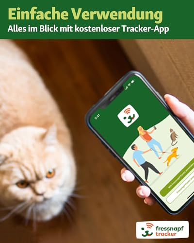 Fressnapf GPS Tracker für Katzen - 2. Generation - Ohne ABO - Ortung ohne Entfernungsbegrenzung - Aktivitätserkennung & Gesundheitsfunktion - Katzenfreundliches Design