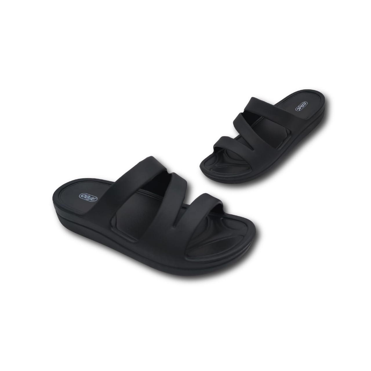 Ritmo Ciabatte Donna Estive in Gomma EVA, Sandali Slide Platform con Sottopiede Massaggiante per Mare Piscina Casa Doccia - 2