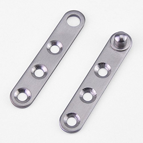 Deekoudt 4 Piece Stainless Steel 360 Degree Rotating Concealed Hinges thumb #6