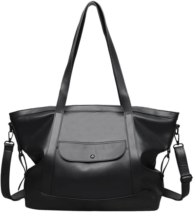Hobo Bags for Women Soft Foldable Vegan Leather Shoulder Handbag Stylish Slouchy Tote Purses