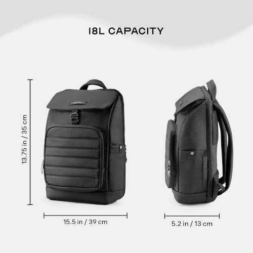 Image of Assembly Stark Laptop Backpack for Men Women 15.6 Inch Office Travel Bag with Trolley Sleeve Ergonomic