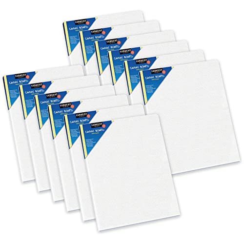 Panel de lona, 100% algodón, 8 x 10 pulgadas, paquete de 12 Cover