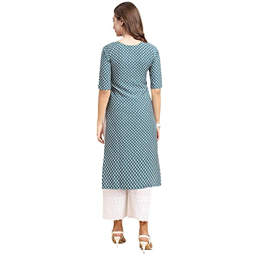 Image of Pinkmint Women's Crepe Digital Print Straight Kurta [Pack of 4]