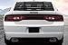 IKON MOTORSPORTS Rear Window Louver Compatible with 2011-2023 Dodge Charger, IKON Style Gloss Black Rear Vent Cover Windshield 2PCS, 2012 2013 2014 2015 2016 2017
