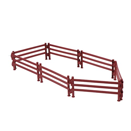 HEMOTON 20pezzi Giocattolo per Recinzione in Mini Recinzione da Giardino di Pannelli Accessori per Animali da Fattoria