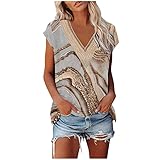 Blusen & Tuniken Für Damen, Oberteile Damen Sommer Damen Top Basic Shirt Damen Jeansbluse Damen Karohemd Damen Blusen Damen Sommer Bolero Weiß Bestyledberlin Bluse Top Damen Lang(Gelb,XL)