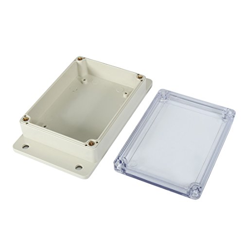 Uxcell 4.5"X3.4"X1.4"(115Mmx85Mmx35Mm) Abs Junction Box Universal Project Enclosure W Pc Transparent Cover #TOP4